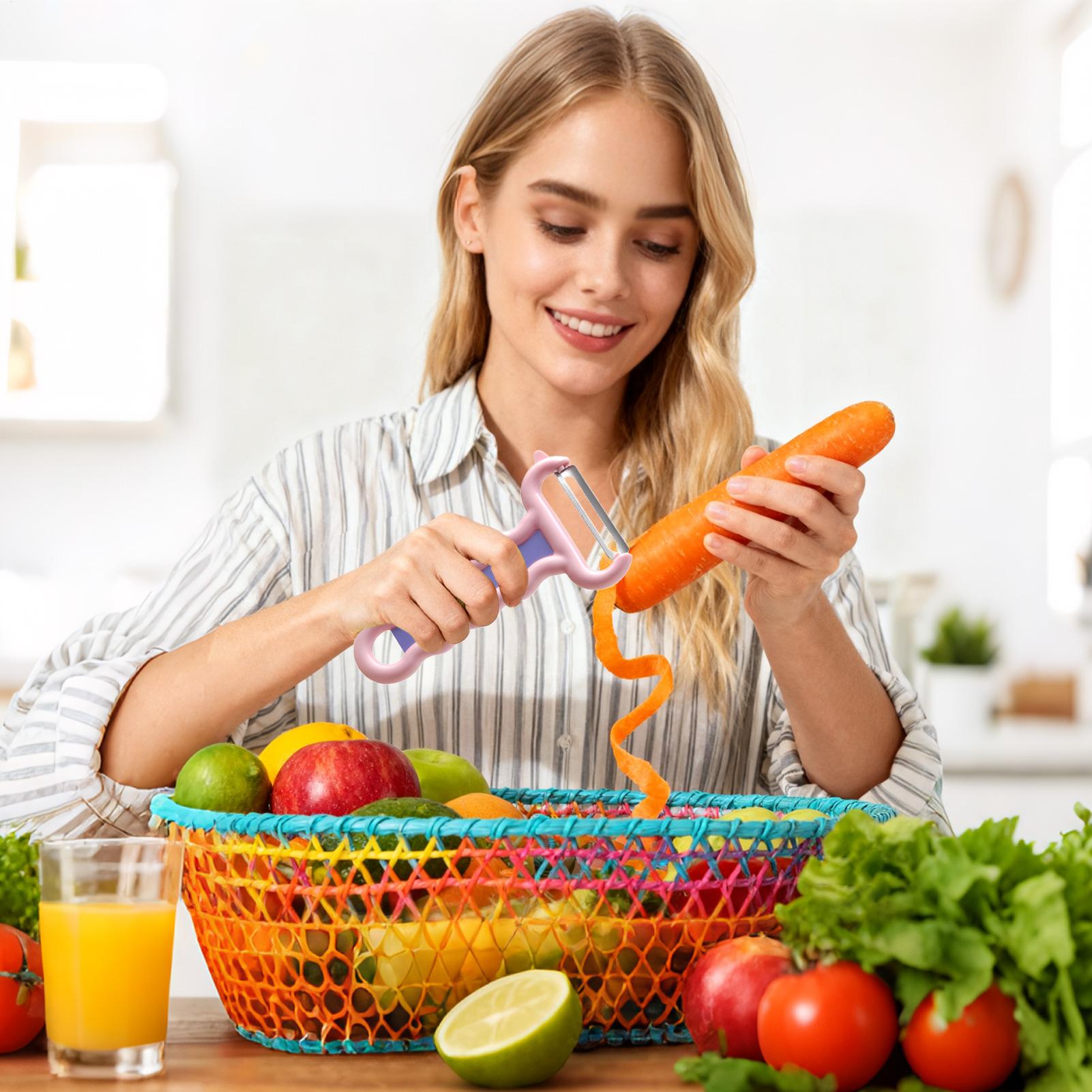 Kitchen Gadgets Men - 野菜ピーラー ハンドヘルドキッチンガジェット 野菜スライサー キャンプ ピクニック 旅行