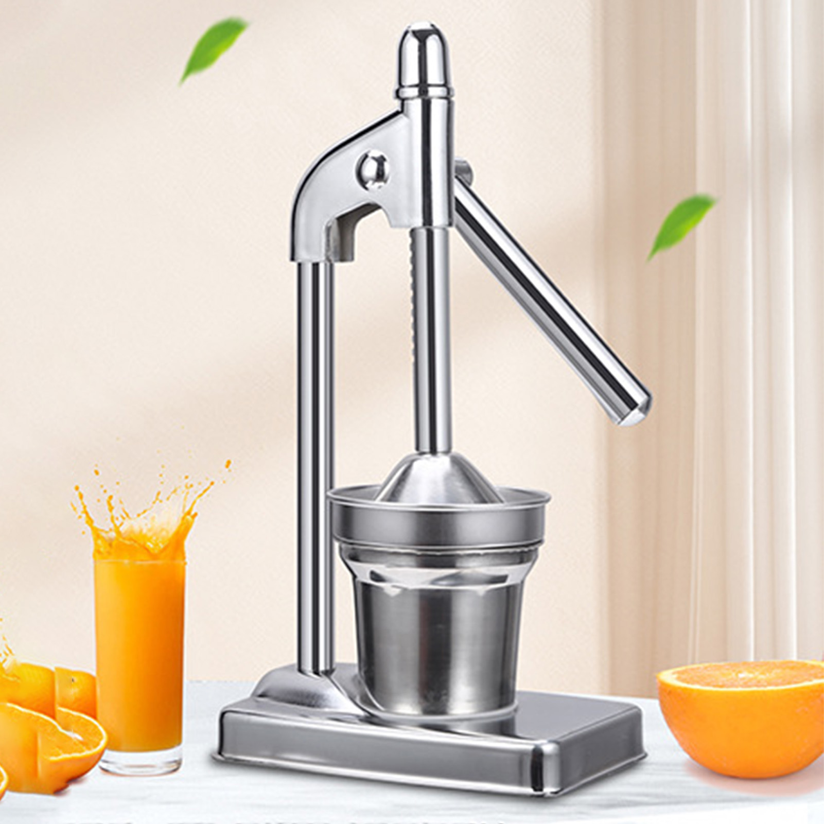 Kitchen Gadgets Juicer - ステンレス鋼手動ジューサーオレンジレモンザクロハンドプレスフルーツジュース抽出器お手入れ簡単家庭用キッチンツール