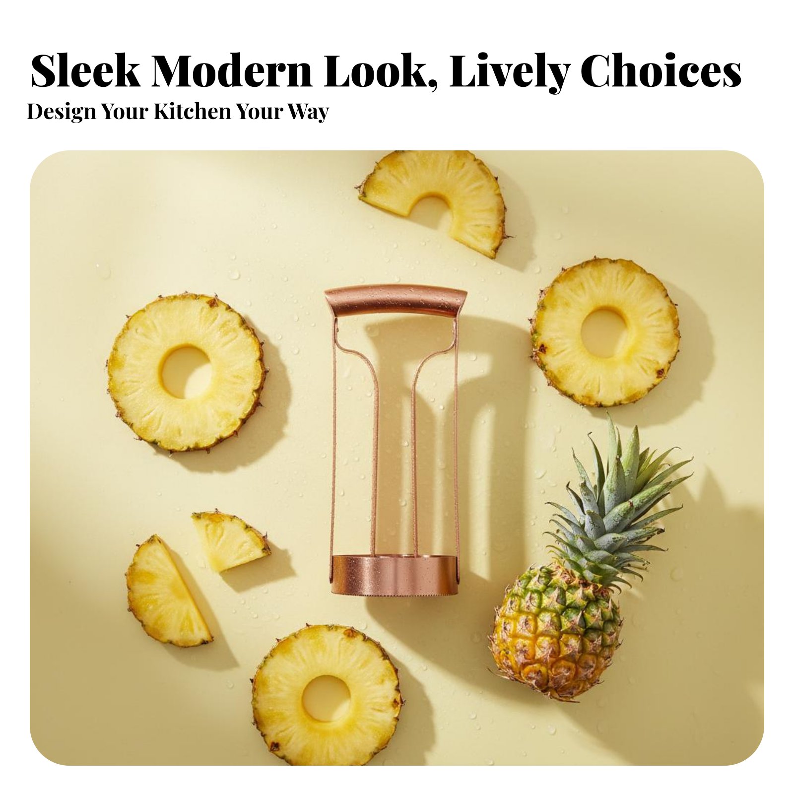 Vegetable Kitchen Gadgets - ステンレス製パイナップルカッター 芯抜き・スライス用 ステンレス製パイナップルカッター キッチンガジェット 使いやすい 省力化