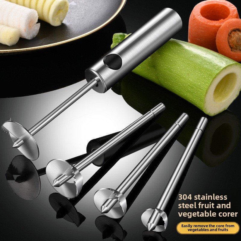 Vegetable Kitchen Gadgets - 1セットキッチンガジェット野菜ドリル掘削器調理器具野菜スパイラルカッタースパイラライザー創造的なキッチンアクセサリー