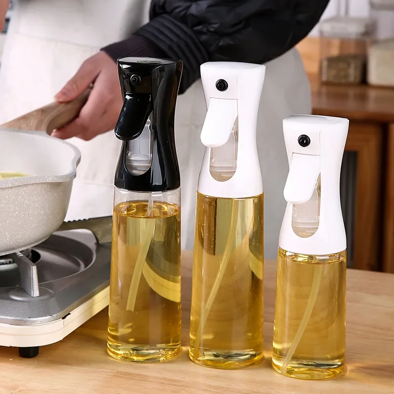 Kitchen Gadgets Oil Spray - プレス式オイルスプレーボトル 200/300/500ML キッチン食用油噴霧器屋外バーベキューオイルスプレーボトル酢醤油