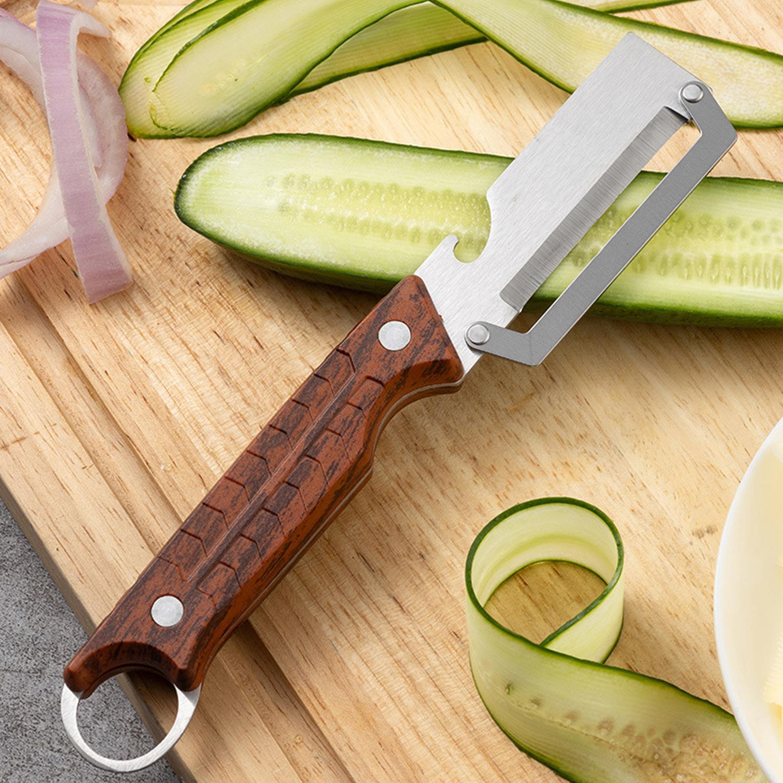 Vegetable Kitchen Gadgets - 野菜ピーラーキッチン用人間工学に基づいたステンレス鋼多機能ポータブル家庭用ガジェットキッチンピーラーサラダ食品用