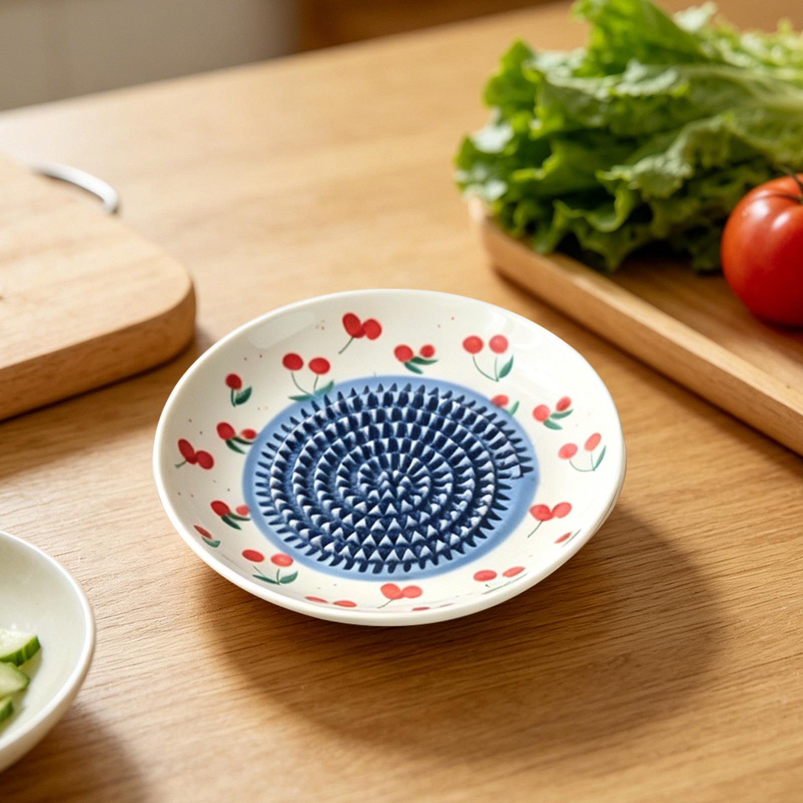 Kitchen Gadgets Men - シンプルなセラミック製生姜おろし器、手動グラインダー、ニンニク潰し器、携帯用磁器製ニンジン生姜粉砕器、キッチンガジェット