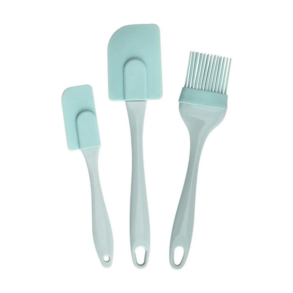 Kitchen Gadgets Latest - 3 個クリームスクレーパー DIY パンケーキバターへらミキサーオイルブラシキッチンベーキングツールシリコーンへらノンスティック