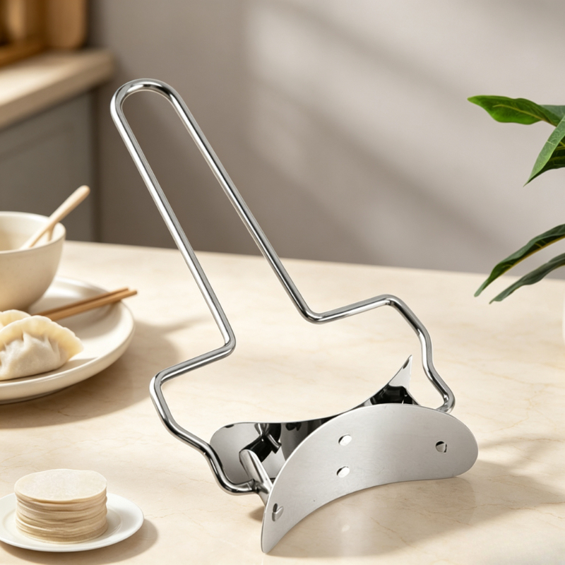 Kitchen Gadgets Made In Usa - ステンレス製餃子皮カッターツール 手作り餃子皮プレス型 家庭用キッチン餃子作りガジェット