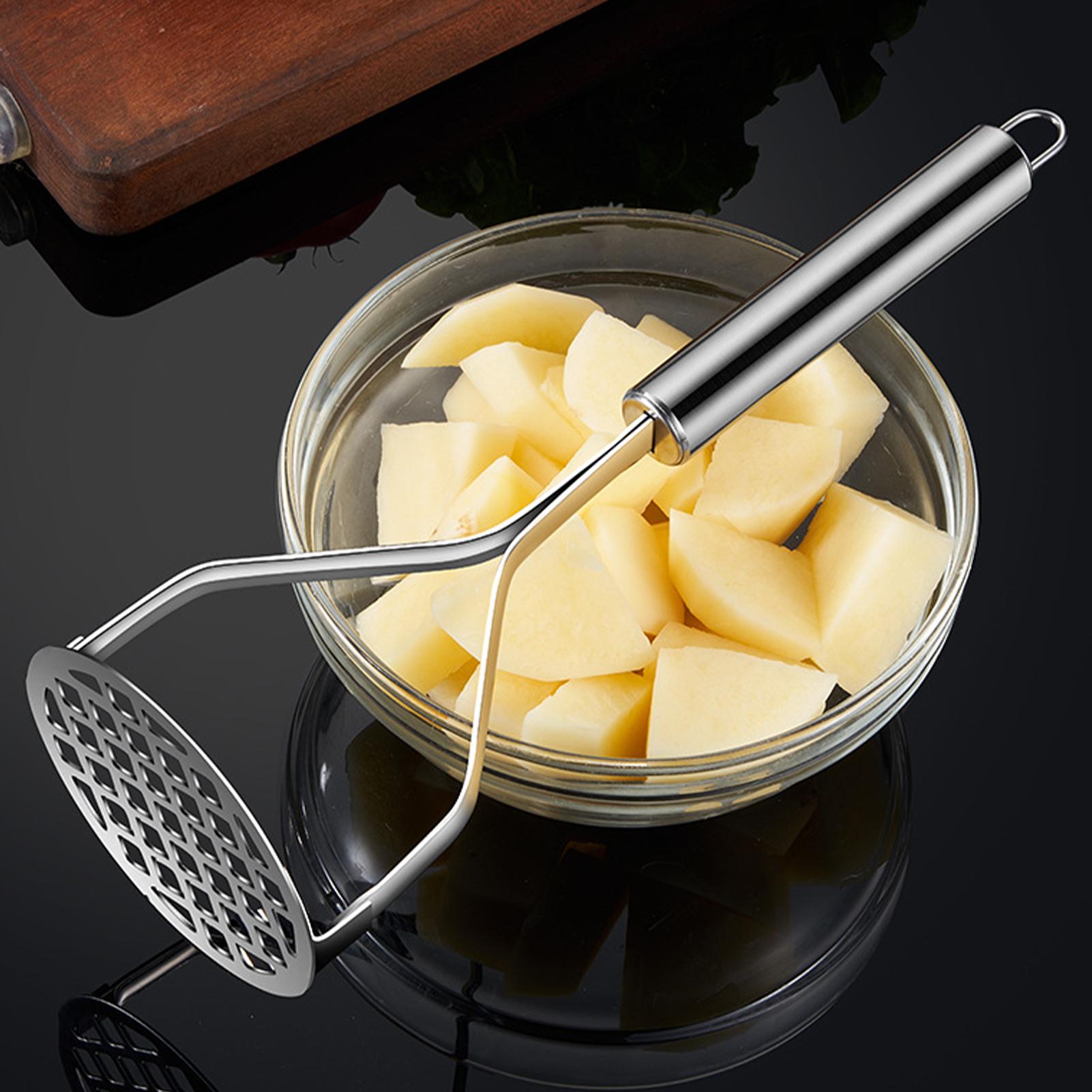 Kitchen Gadgets Men - 手動ステンレス鋼ポテトマッシャー果物野菜圧力泥機キッチン子供用食品クラッシャー補助ガジェット