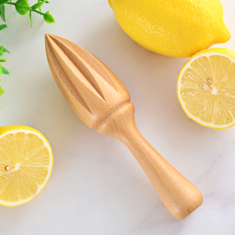 Kitchen Gadgets Made In Usa - 木製柑橘類リーマー、ヨーロッパ産硬材で作られた手作りレモン絞り器、携帯用レモン絞り器キッチンガジェット