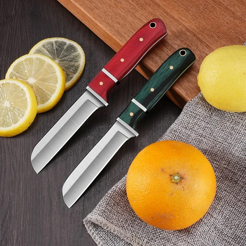 Vegetable Kitchen Gadgets - ステンレス鋼フルーツピーラースライサー果物と野菜ポテトピーラーナイフ木製ハンドルキッチンガジェット