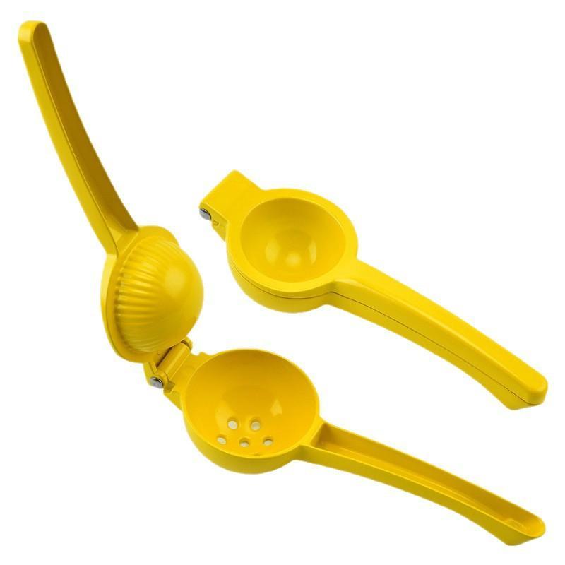 Kitchen Gadgets Juicer - 1個入りカラフルな手動レモンジューサー、クリエイティブなキッチンガジェット、ミニポータブルレモンクリップ、家庭用、変形しにくい