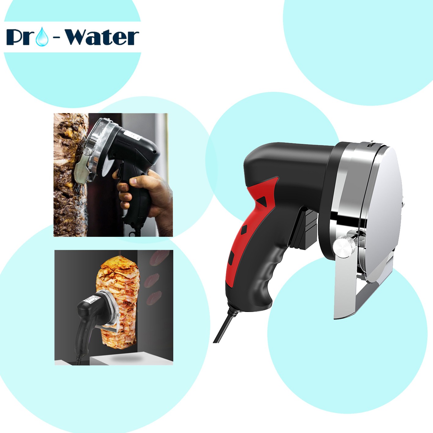 Kitchen Gadgets Latest - ロースト肉スライサー商業電気ケバブナイフshawarmaカッターハンドヘルドバーベキューbeaf切断機ジャイロナイフ
