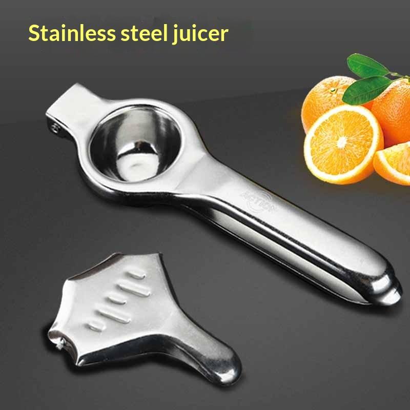 Kitchen Gadgets Juicer - ステンレス製レモンクリップ、手動シトラスジューサー、レモンプレスオレンジジュースプレス、フルーツプレスクリップ、キッチンガジェット