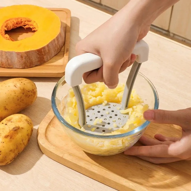 Kitchen Gadgets Juicer - 手動ポテトマッシャー耐久性のあるポテトライサーキッチン野菜マッシャー滑り止めハンドル付きフルーツジューサーキッチンガジェット