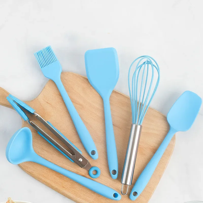 Kitchen Gadgets Made In Usa - シリコンキッチンツールセット シリコン製オールインクルーシブ小型キッチン用品6セット ミニクッキングシャベル クッキングガジェット