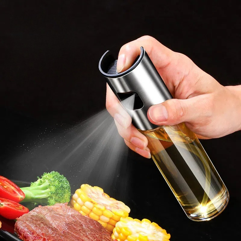 Kitchen Gadgets Oil Spray - ガラスオイルスプレー 調理用 オリーブスプレーミスター サラダ BBQ キッチンガジェット