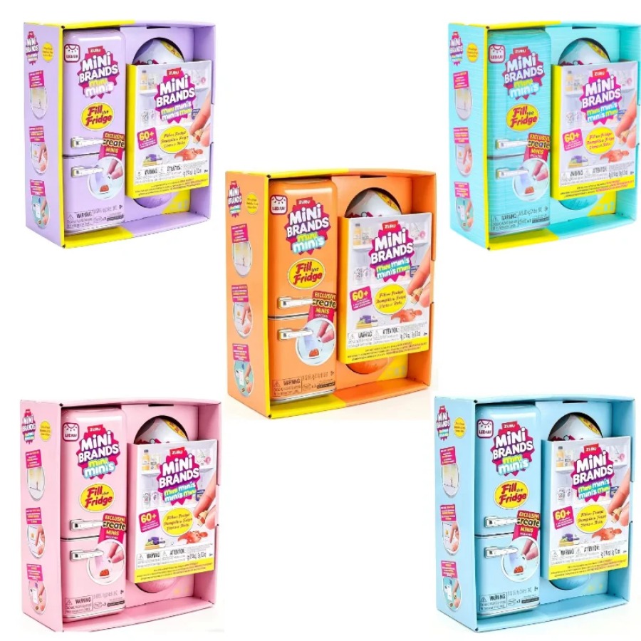 Kitchen Gadgets Aliexpress - ZURU 5サプライズミニフリッジボールシリーズ ブラインドボックストイコレクション ミステリアスミニブランド入り フリッジフードボール サプライズボックストイズ