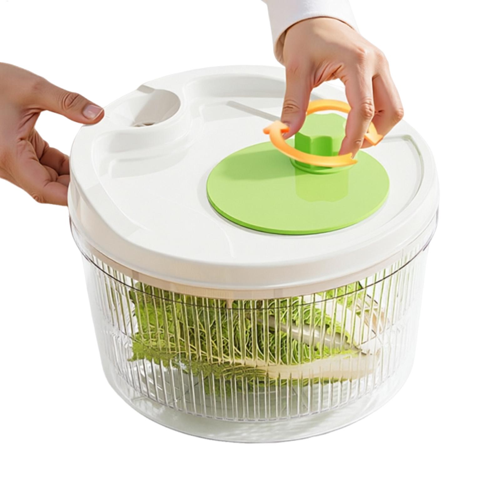 Vegetable Kitchen Gadgets - 多機能家庭用手動野菜乾燥機 - フルーツ・レタス用水切りバスケット付きサラダスピナー、家庭用キッチンガジェット
