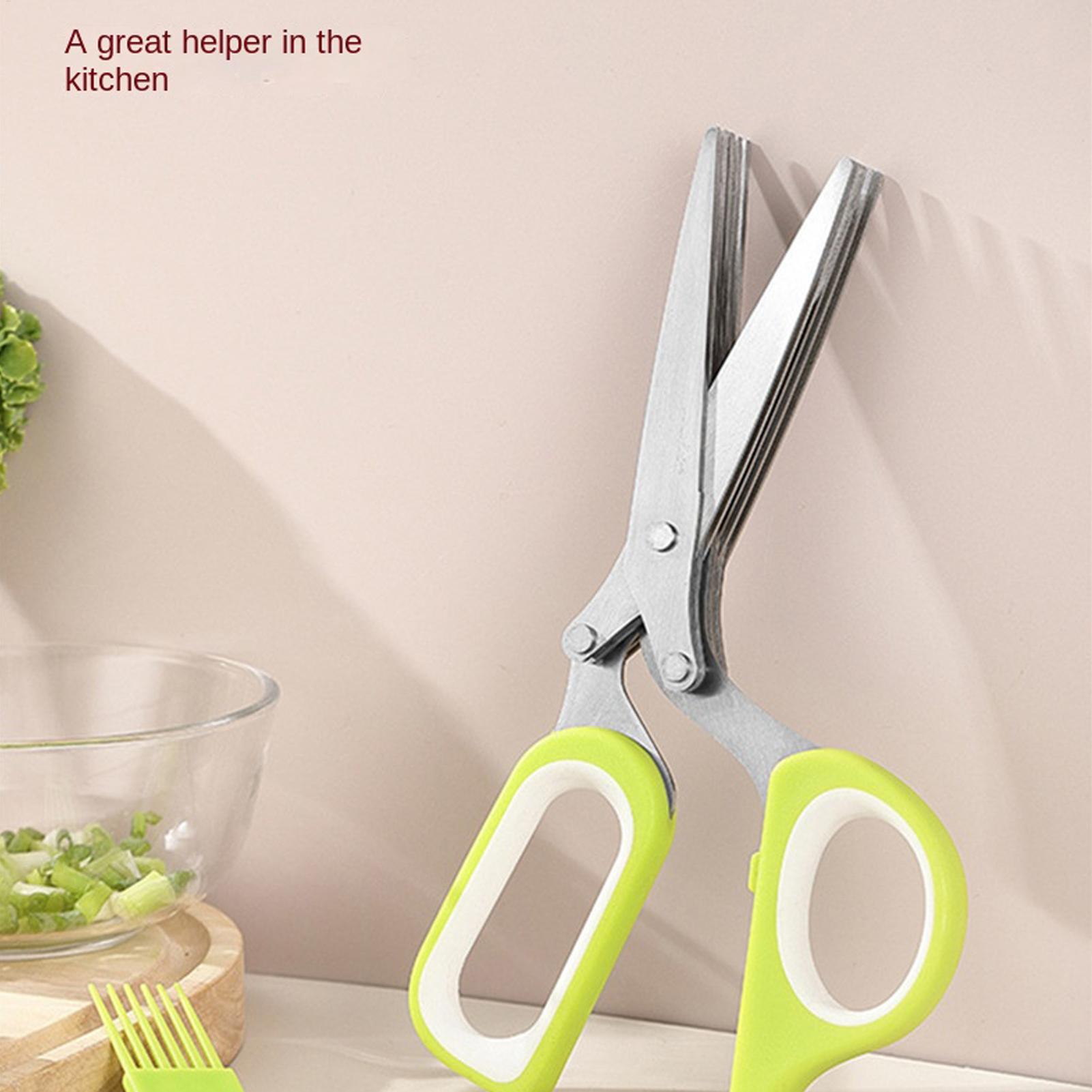ハーブシザー 5枚刃 ステンレス製 キッチンシザー カバーと - Herb Scissors 5 Blade のレビューと価格