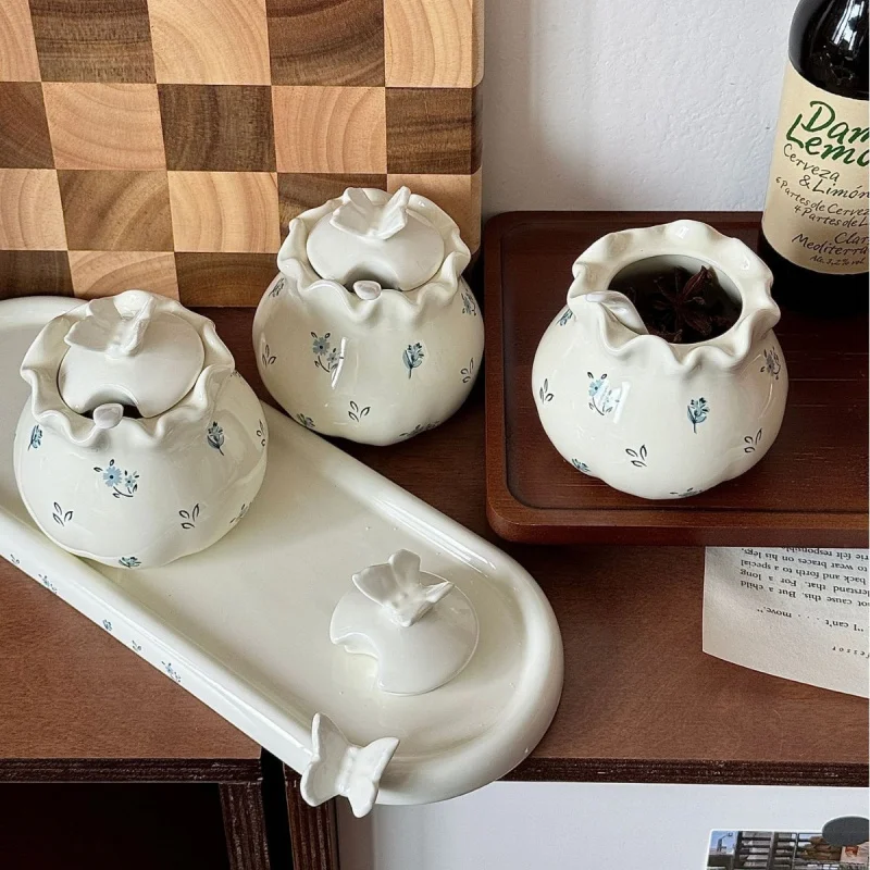 3個セットのヴィンテージ磁器製塩コショウ・砂糖ジャー、セラミ - Kitchen Gadgets Vintage のレビューと価格