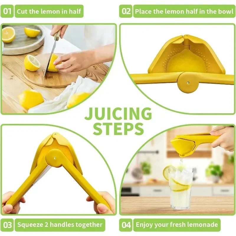 新しいキッチン用品 レモン絞り器 手動レモンフルーツ絞り器  - Kitchen Gadgets Juicer のレビューと価格