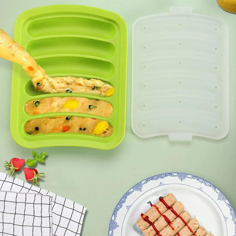 DIYグレードのシリコン製ソーセージ型、ベビーフードサプリメ - Kitchen Gadgets Made In Usa のレビューと価格