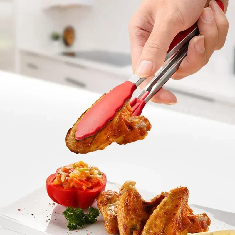 7インチ滑り止めフードトング、クリエイティブなBBQグリル、 - Kitchen Gadgets Latest のレビューと価格