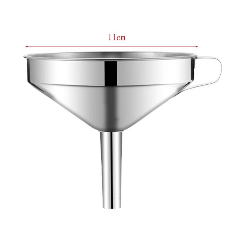 1Pc ステンレス鋼食用油漏斗広口キッチンアクセサリーバービ - Kitchen Gadgets Latest のレビューと価格