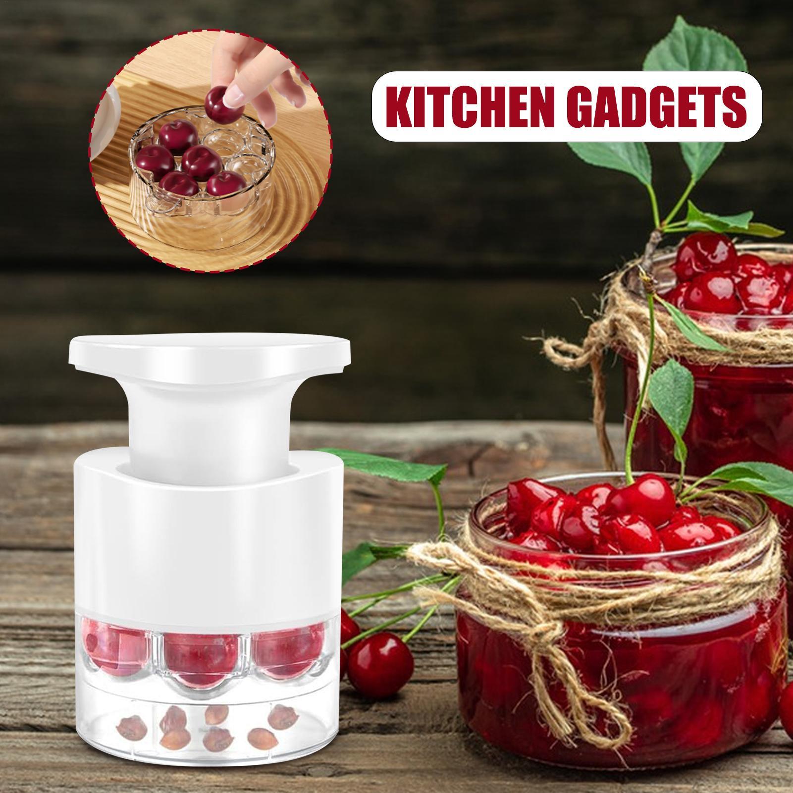 7穴チェリーピッターツール、多機能で時間節約できるキッチンガ - Kitchen Gadgets Save Time のレビューと価格