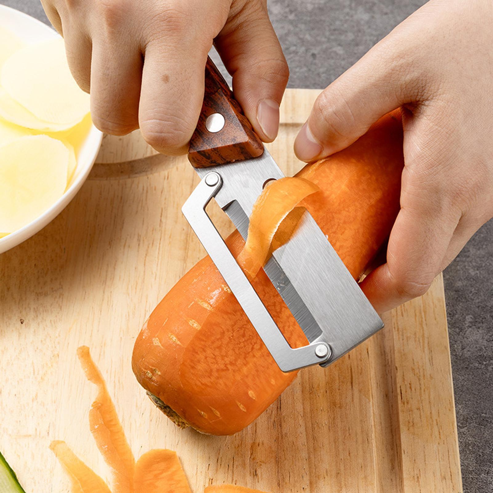 野菜ピーラーキッチン用人間工学に基づいたステンレス鋼多機能ポ - Vegetable Kitchen Gadgets のレビューと価格
