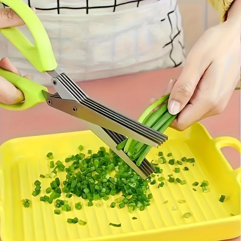 5枚刃シュレッダーはさみ、紙、ハーブ、オフィス、キッチン、工 - Herb Scissors 5 Blade のレビューと価格