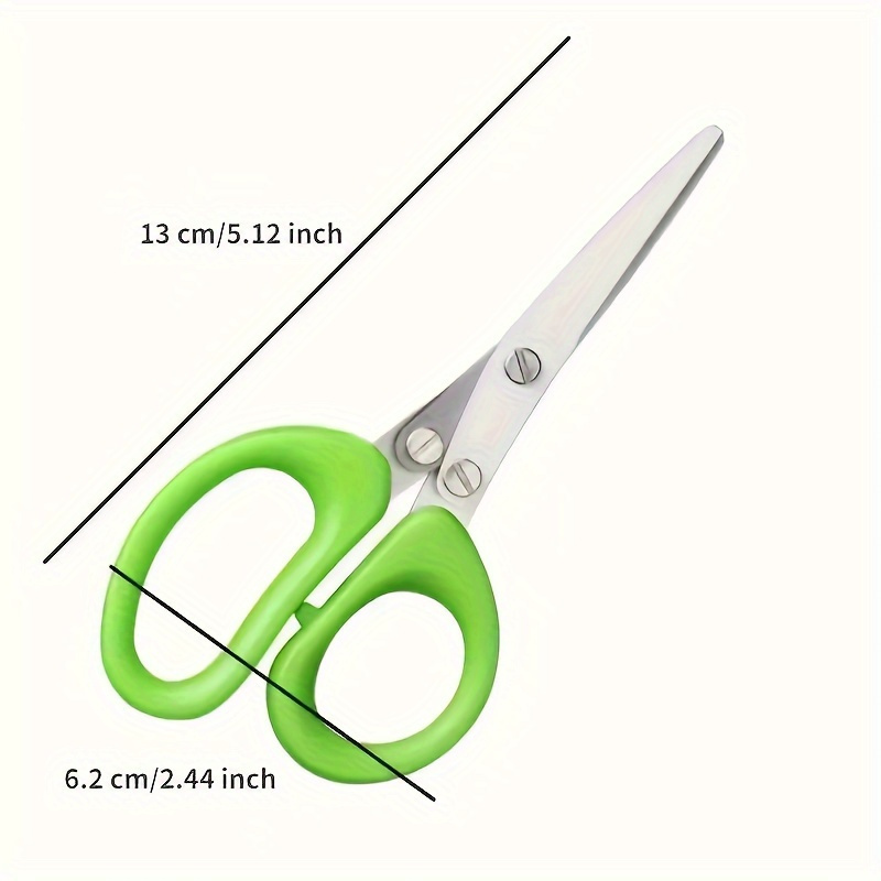 5枚刃シュレッダーはさみ、紙、ハーブ、オフィス、キッチン、工 - Herb Scissors 5 Blade のレビューと価格