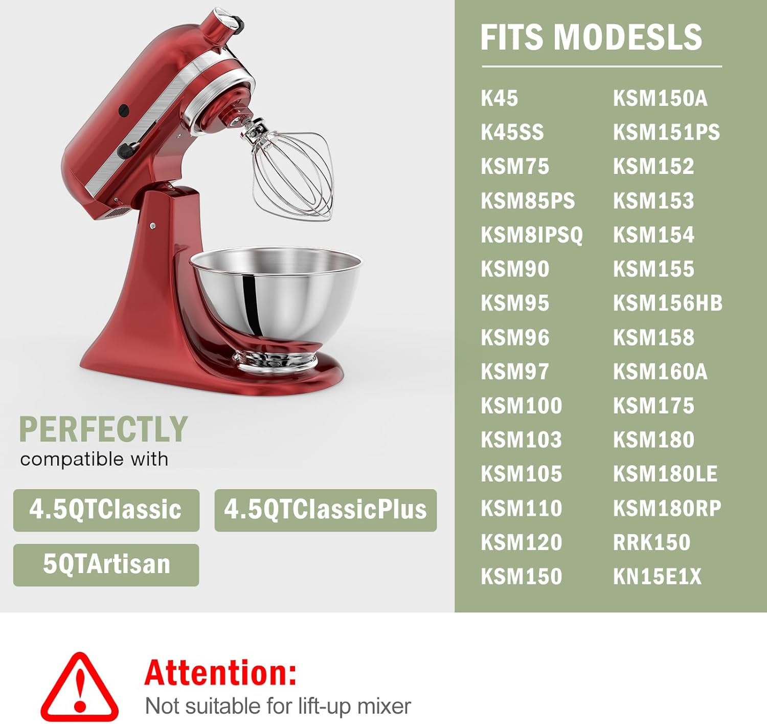 キッチンエイド チルトヘッド 4.5qt 5qt スタンドミ - Kitchen Gadgets Mixer のレビューと価格