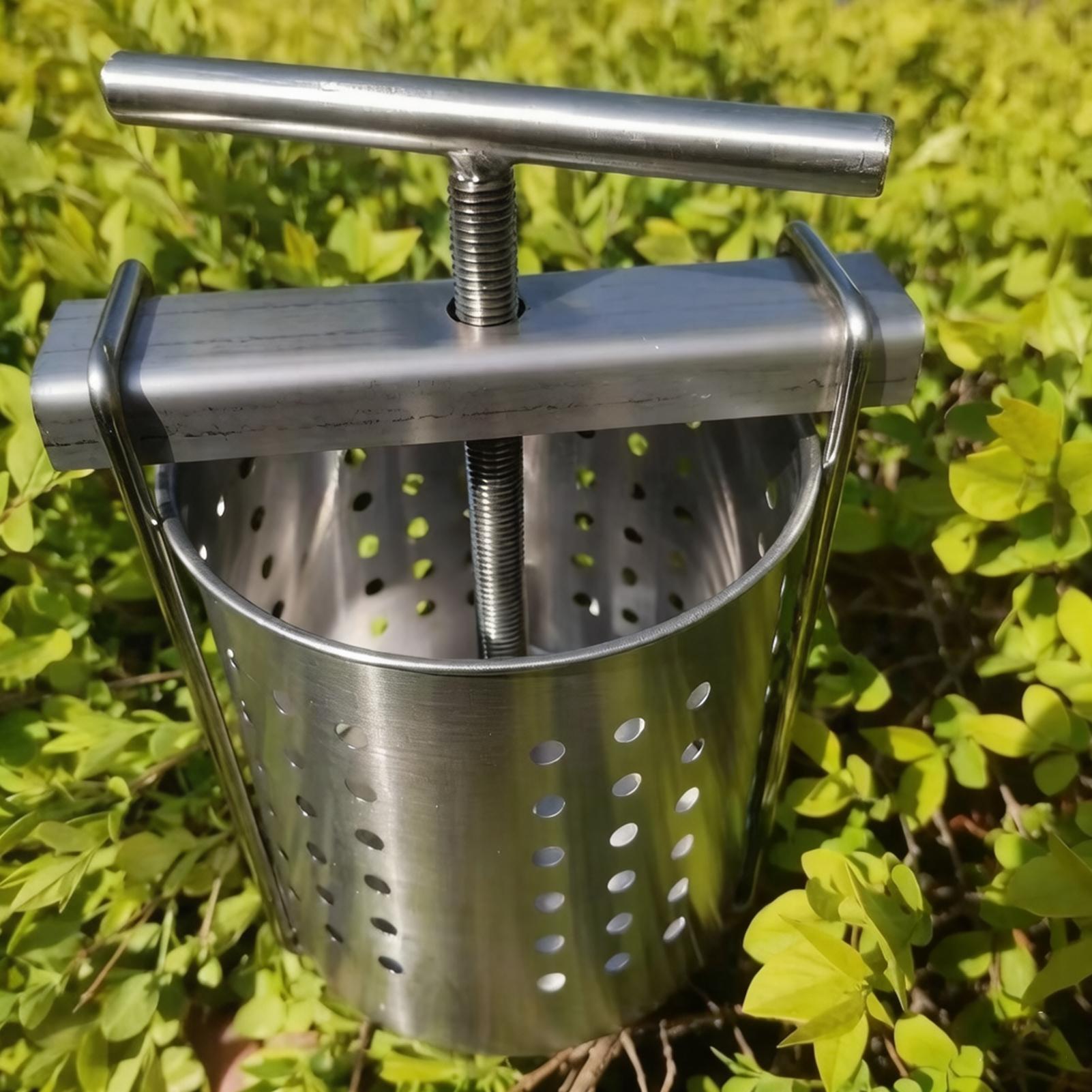 2.5Lステンレス製フルーツワインプレス、手動ハチミツジュー - Kitchen Gadgets Juicer のレビューと価格