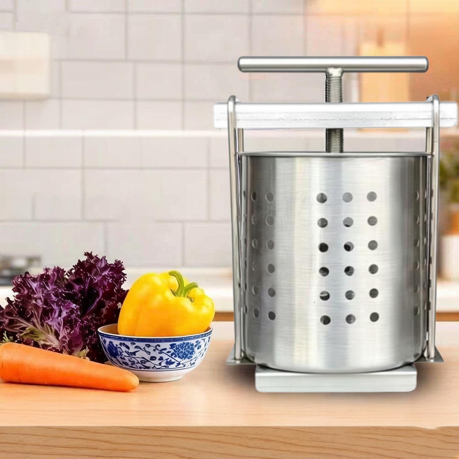 2.5Lステンレス製フルーツワインプレス、手動ハチミツジュー - Kitchen Gadgets Juicer のレビューと価格