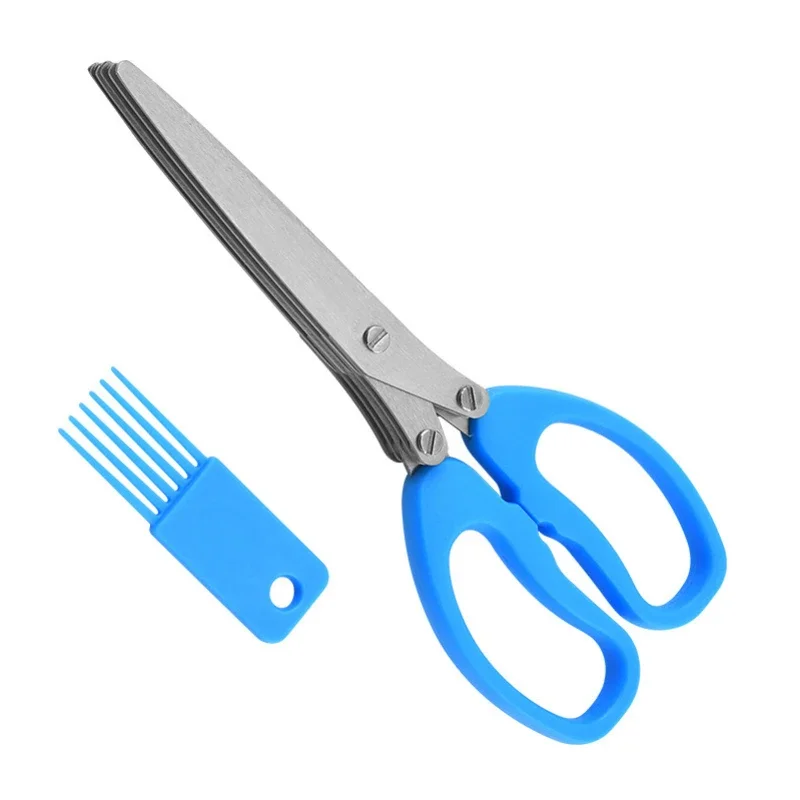 5 刃ハーブはさみ多機能多層ステンレス鋼ナイフキッチンはさみ - Herb Scissors 5 Blade のレビューと価格