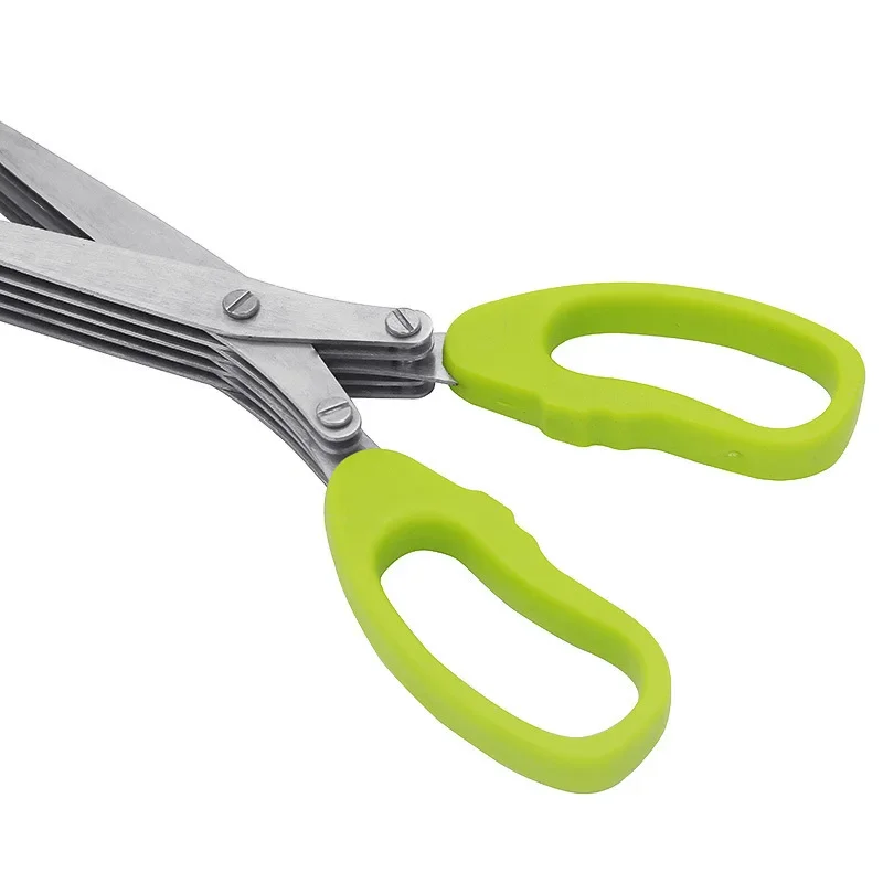 5 刃ハーブはさみ多機能多層ステンレス鋼ナイフキッチンはさみ - Herb Scissors 5 Blade のレビューと価格