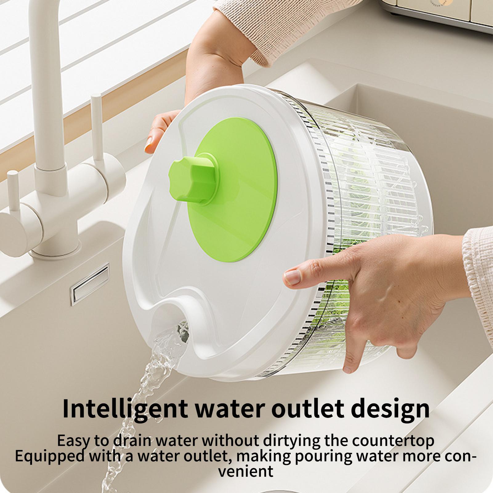 野菜乾燥機 クリエイティブ手動ウォーターサラダスピナー フル - Vegetable Kitchen Gadgets のレビューと価格