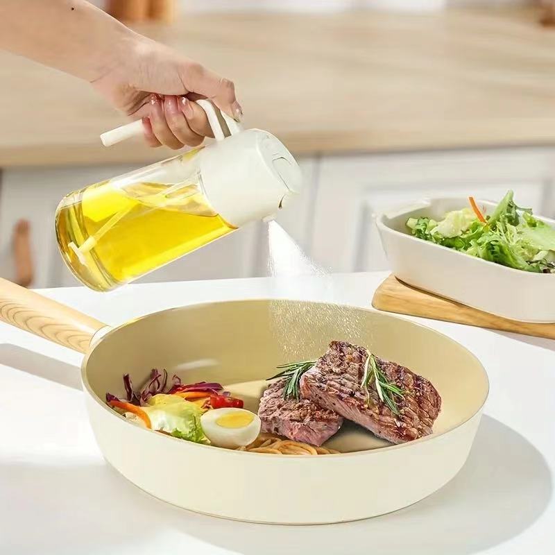 キッチン用オイルディスペンサーボトル、2 in 1オリーブオ - Kitchen Gadgets Oil Spray のレビューと価格