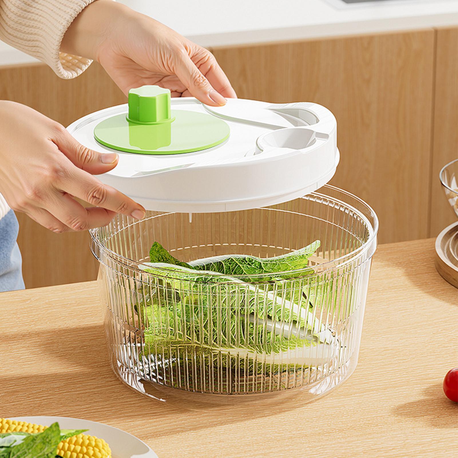 レタス水切りバスケット 多機能家庭用手動野菜脱水機 - フル - Vegetable Kitchen Gadgets のレビューと価格