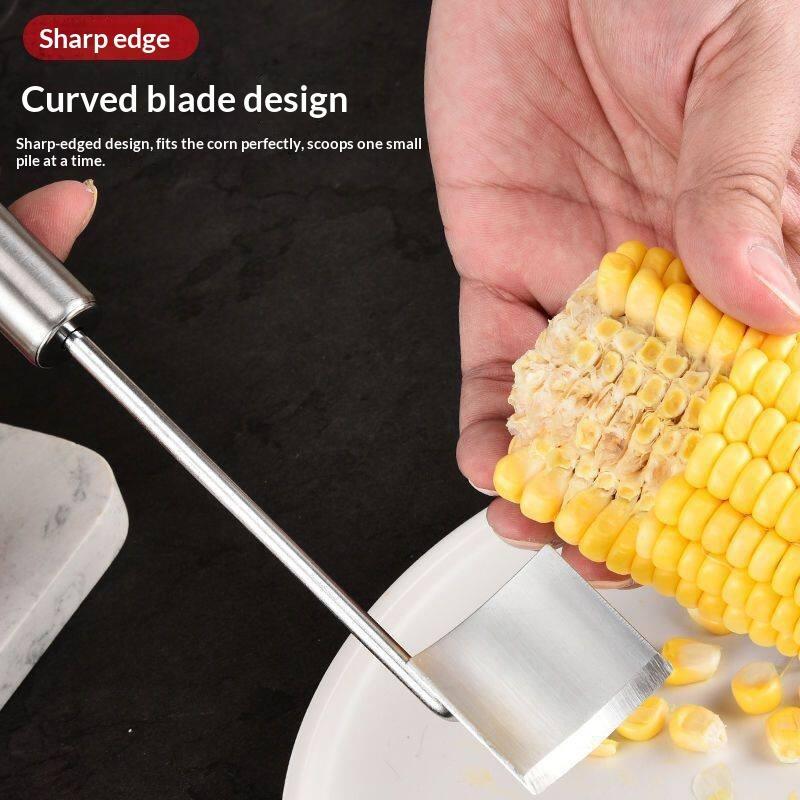 ステンレス鋼のトウモロコシの皮むき器 時間を節約するトウモロ - Kitchen Gadgets Save Time のレビューと価格