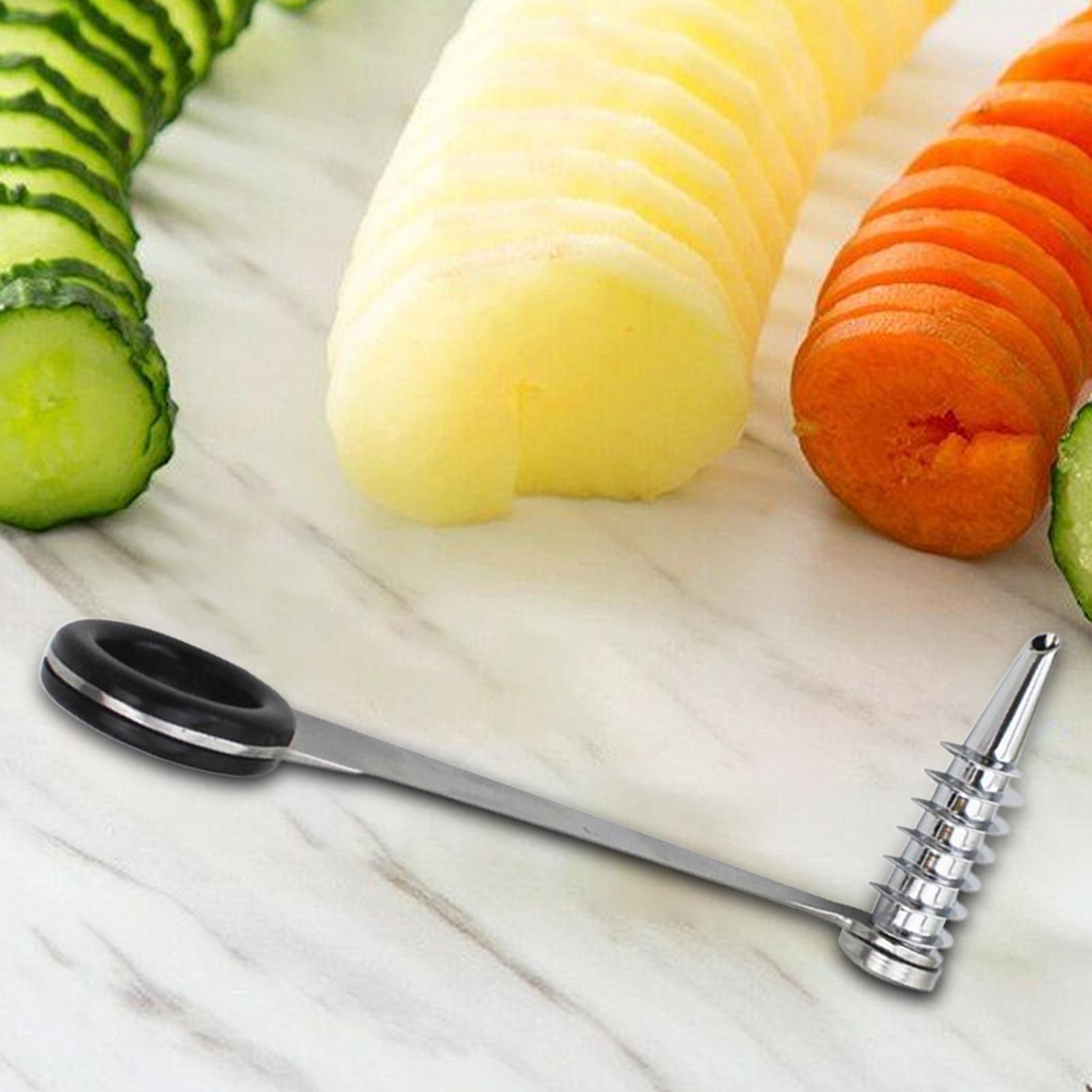 1個入りスパイラルスライサー ツイスター ステンレス製野菜ス - Kitchen Gadgets Men のレビューと価格