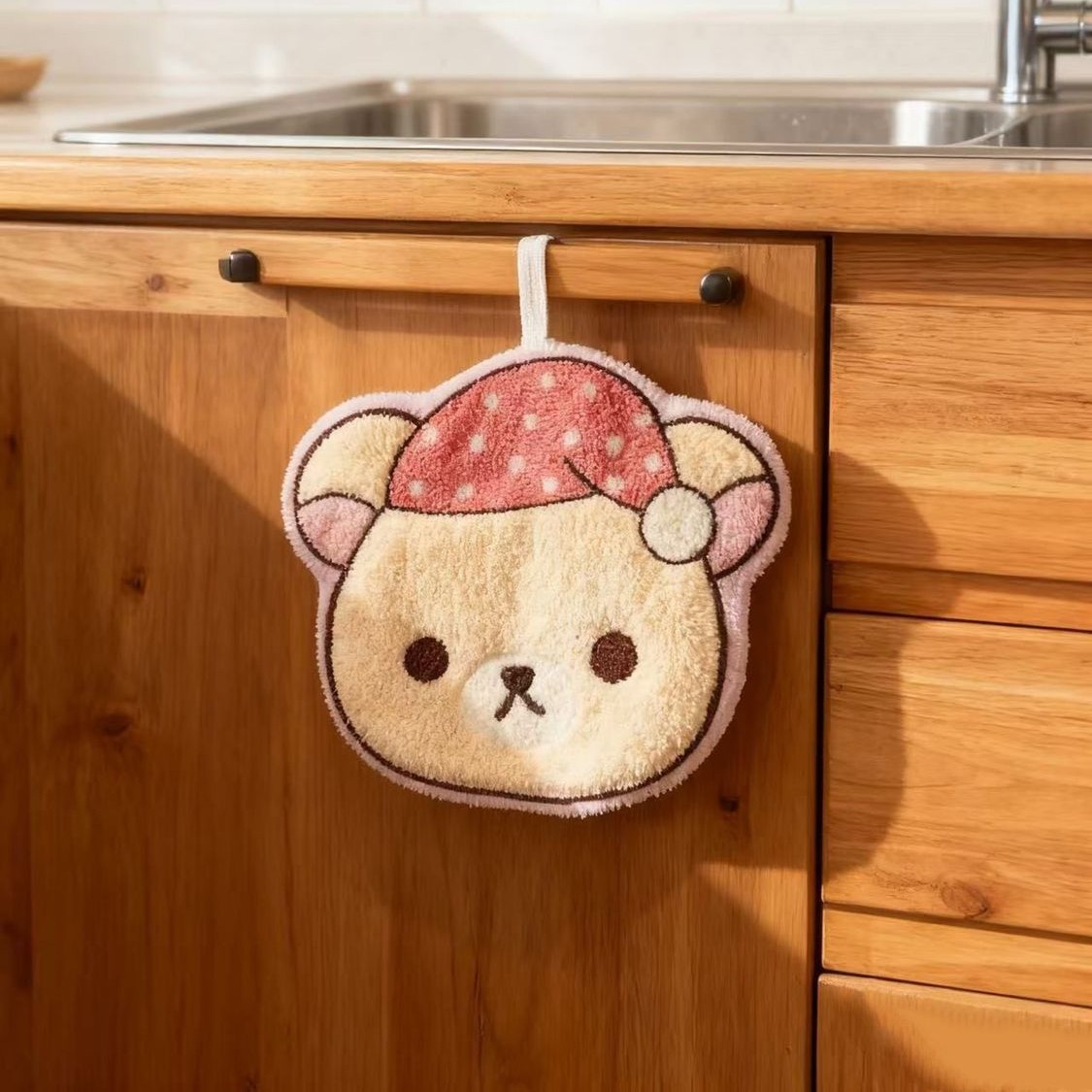 アニメリラックマハンドタオル吊り下げタイプ吸水性小さな正方形 - Kitchen Gadgets Aliexpress のレビューと価格