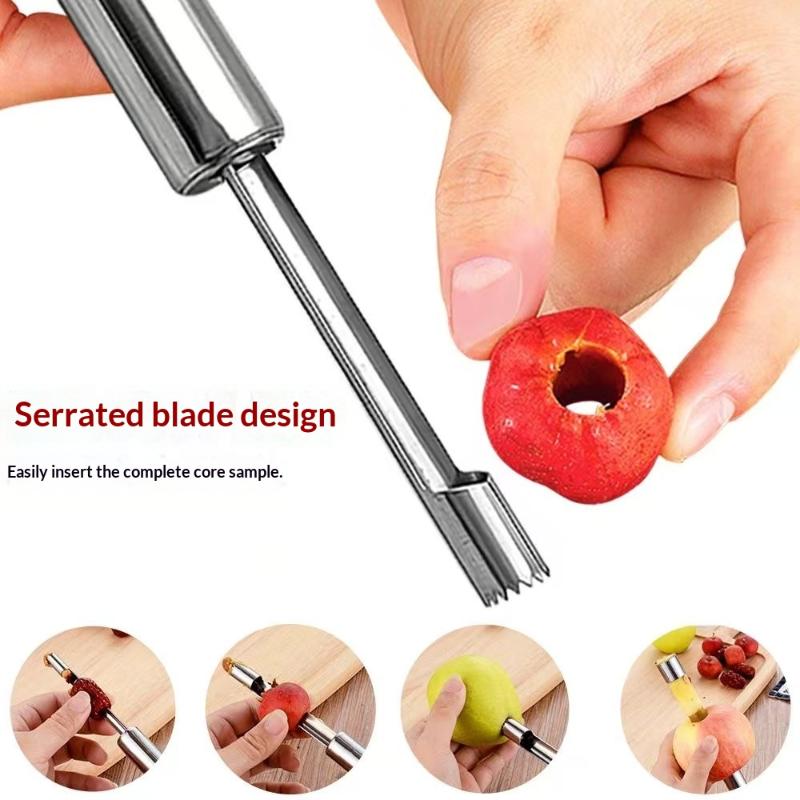 4 個フルーツコアリムーバーカッターキッチンガジェットステン - Kitchen Gadgets Kitchen のレビューと価格