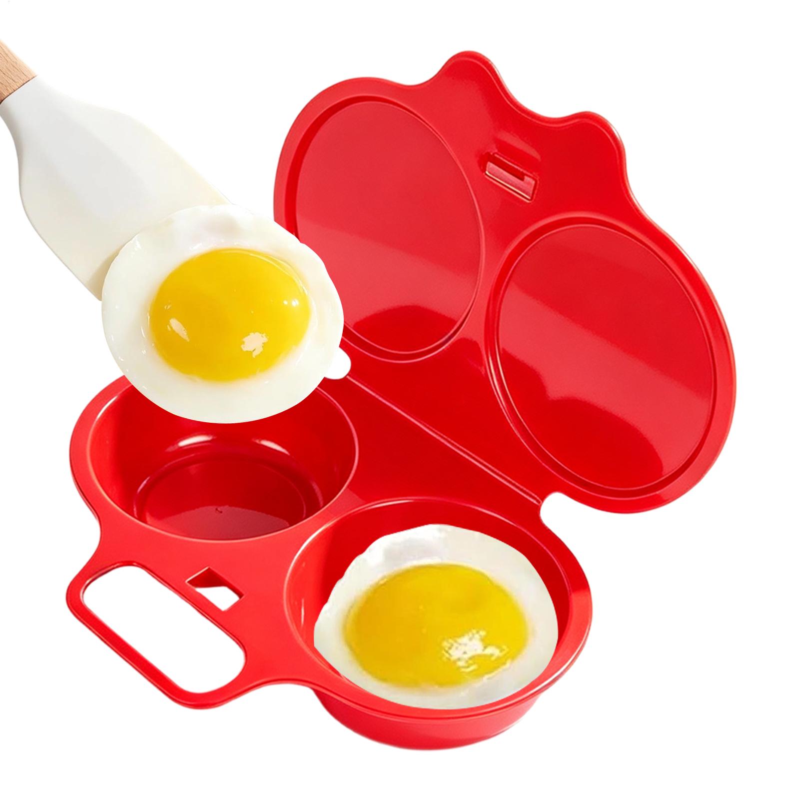 食品グレードのプラスチック製電子レンジ用エッグスチーマー、便 - Kitchen Gadgets Men のレビューと価格