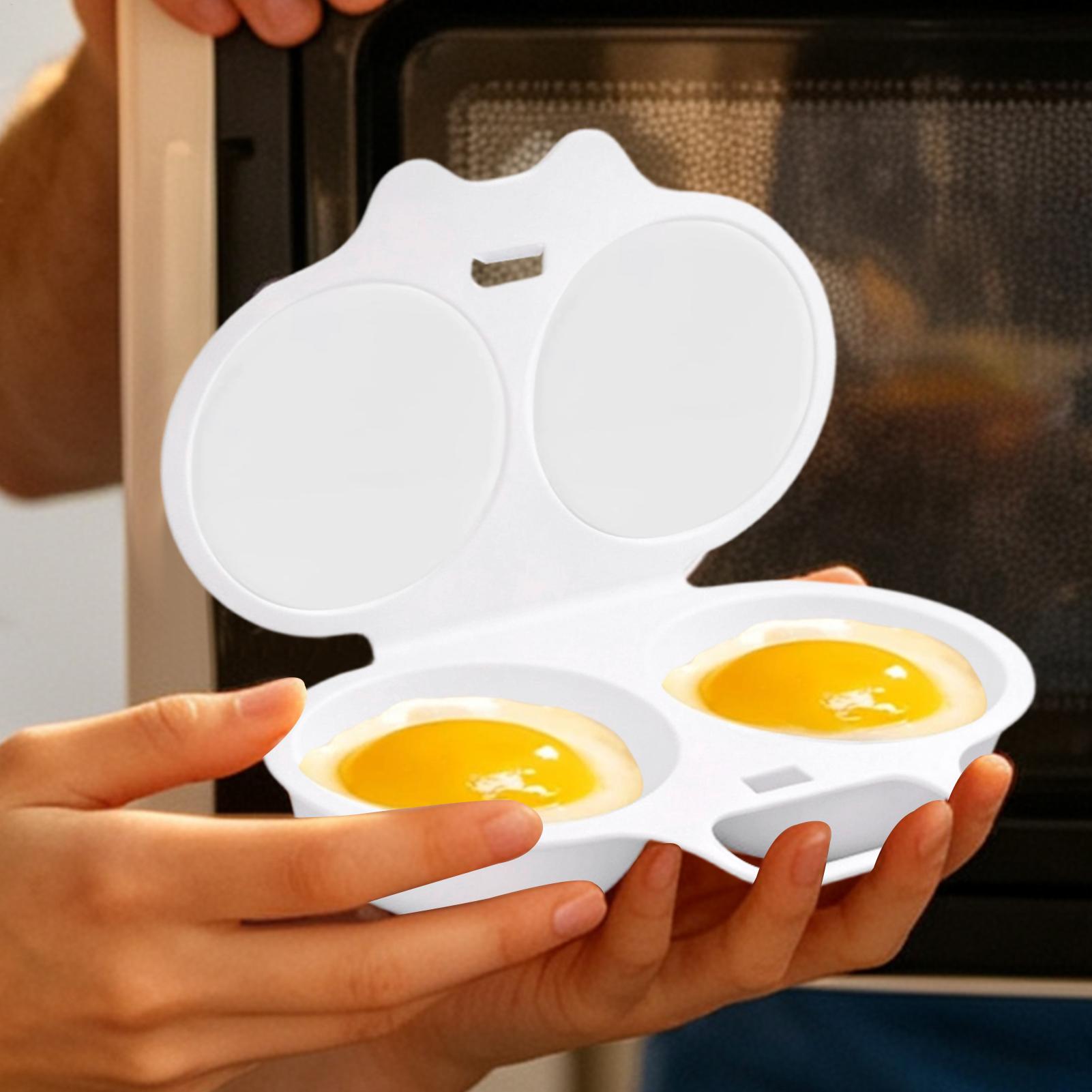 食品グレードのプラスチック製電子レンジ用エッグスチーマー、便 - Kitchen Gadgets Men のレビューと価格