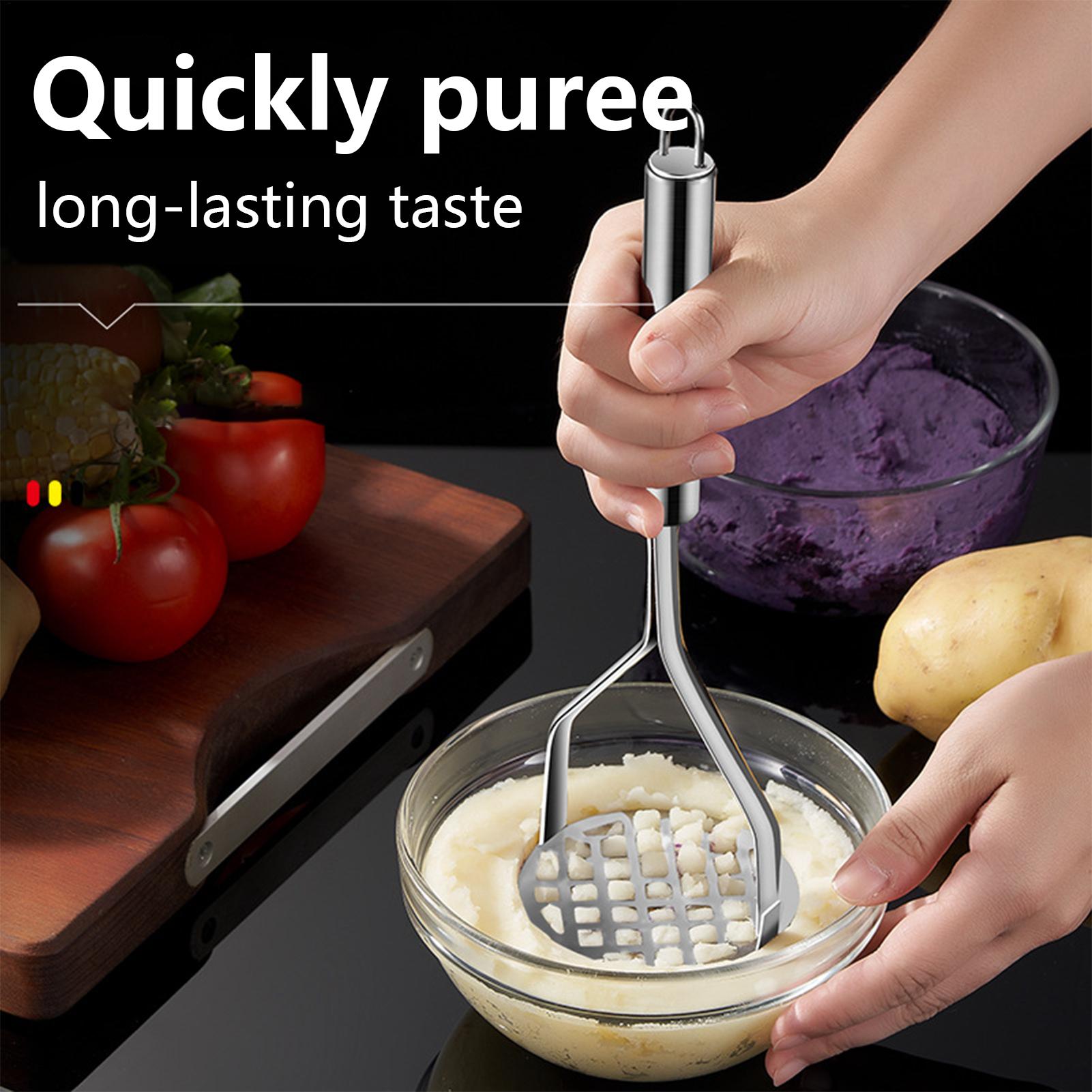 手動ステンレス鋼ポテトマッシャー果物野菜圧力泥機キッチン子供 - Kitchen Gadgets Men のレビューと価格