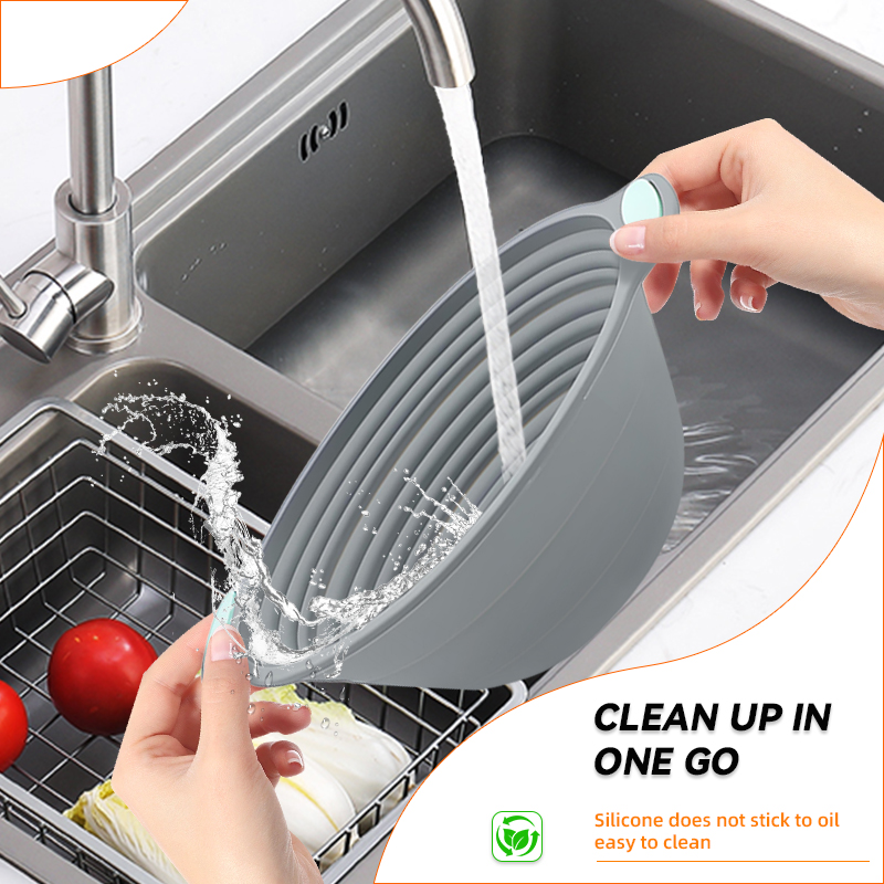 1PC シリコン製折りたたみ式バンネットパン発酵バスケット  - Kitchen Gadgets Website のレビューと価格
