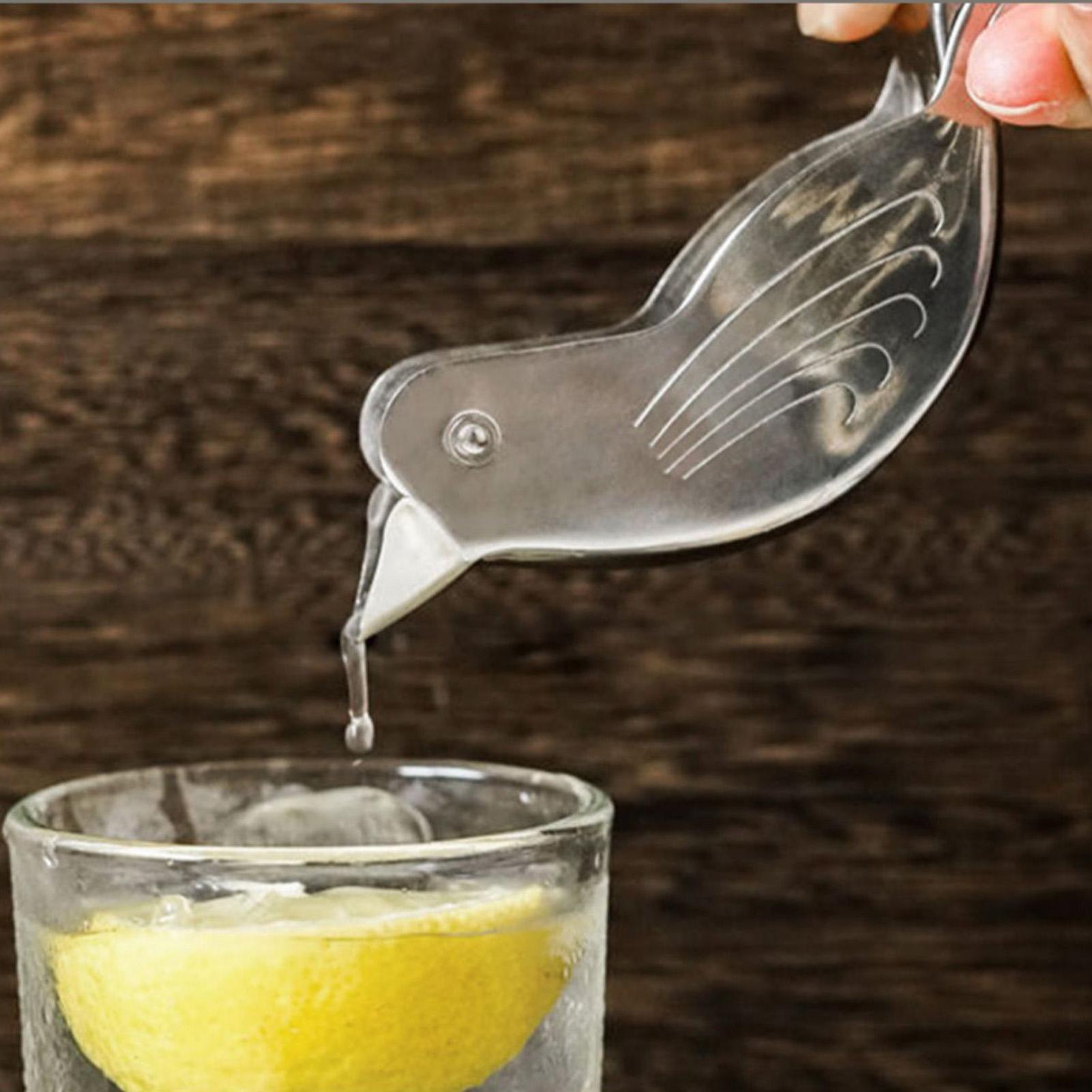 シルバー鳥の形のレモンジューサーステンレス鋼手動シトラス絞り - Kitchen Gadgets Juicer のレビューと価格