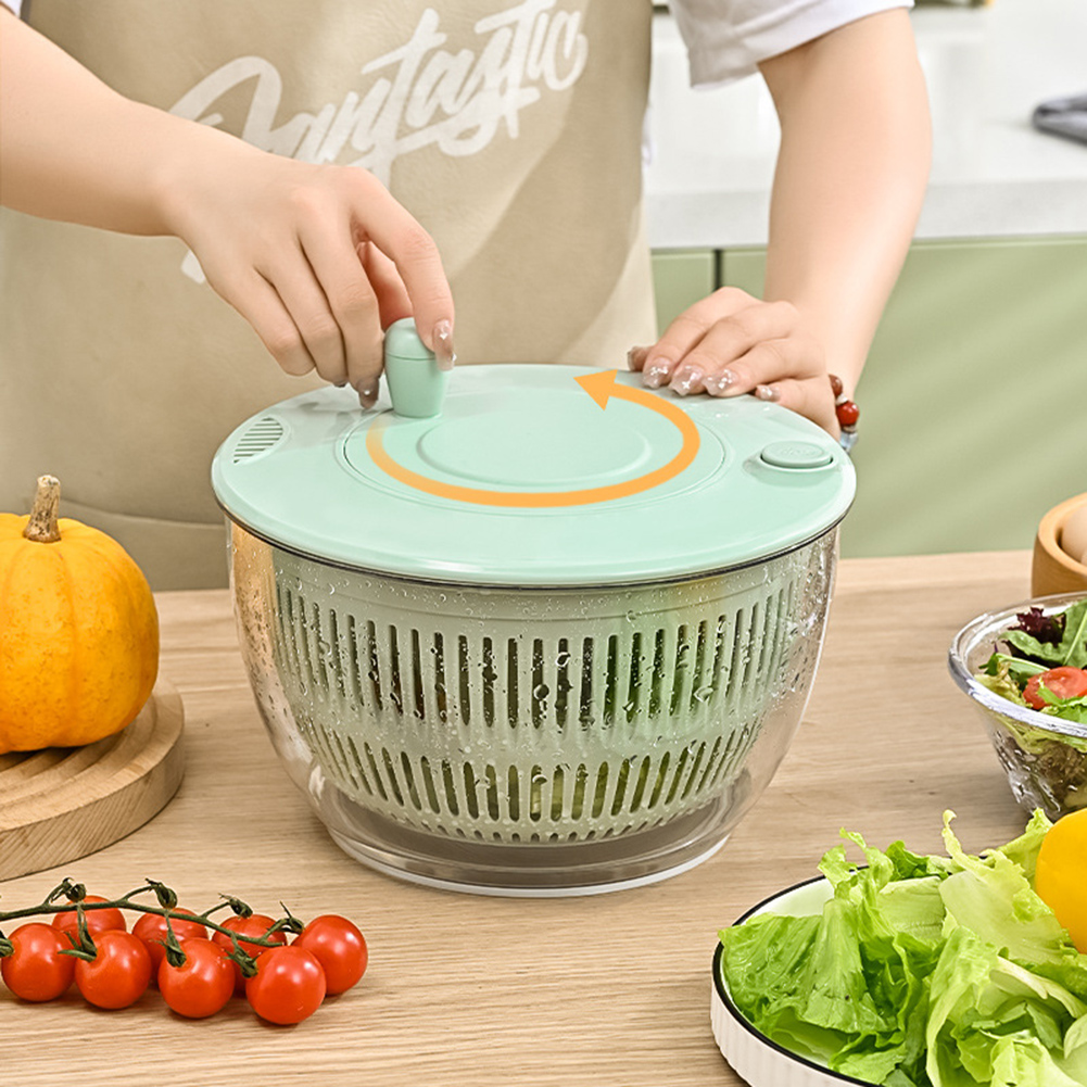 多機能家庭用手動野菜洗濯乾燥機 - フルーツ、レタス水切りバ - Vegetable Kitchen Gadgets のレビューと価格