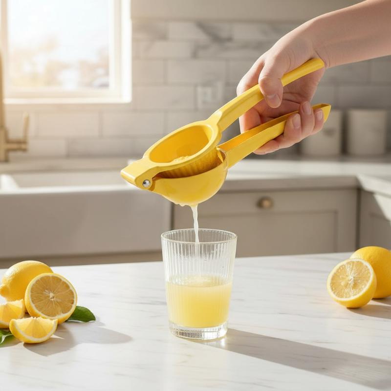 ハンドヘルド手動レモンジューサー、創造的なキッチンガジェット - Kitchen Gadgets Juicer のレビューと価格