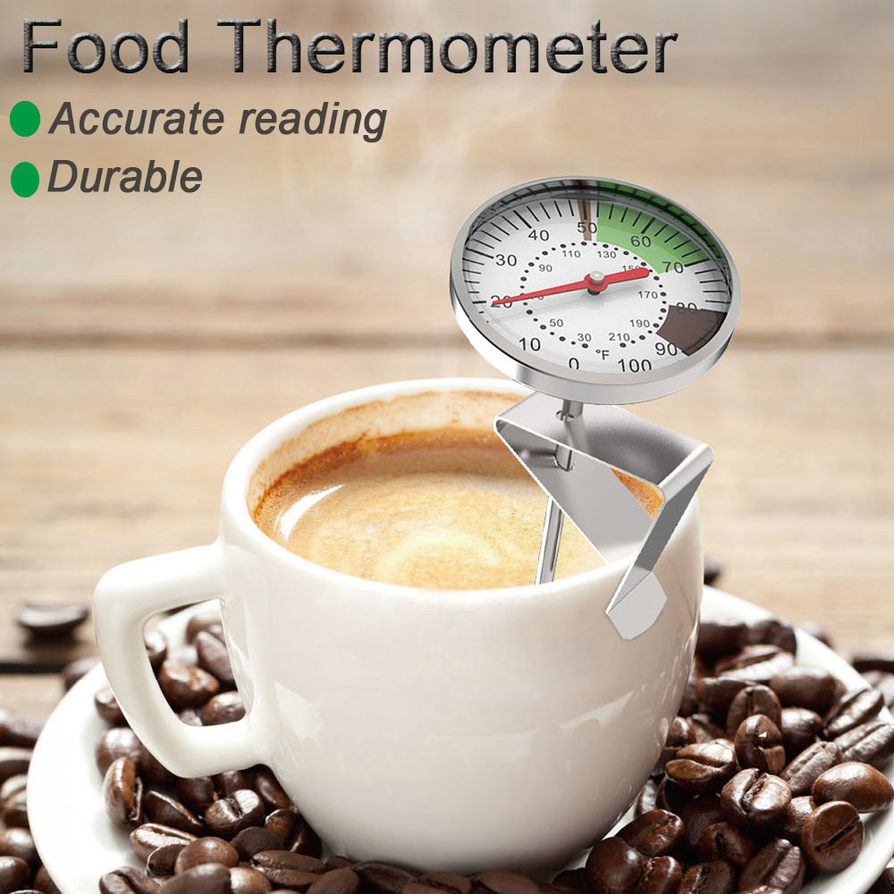 0-100 ° C 食品温度計ステンレス鋼コーヒーミルク温度 - Kitchen Gadgets Latest のレビューと価格